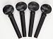 Musaica Fine Fittings - Swiss 4/4 Cello Pegs in Ebony