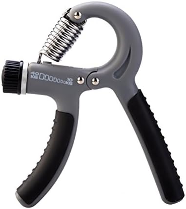 Sportfit Adjustable Hand Grip Strengthener - Best Hand Exerciser for Hand and Forearm Muscle Development - Portable Hand Gripper with Adjustable Resistance Range from 22 to 88 Lbs