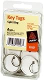 Avery Key Tags, Split Ring, White, 1.25 Inch Diameter, Pack of 25 (11027)