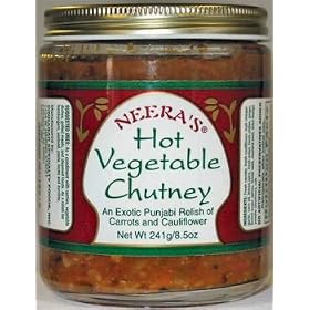 Hot Vegetable Chutney-Fresh carrots, cauliflower and chilies