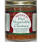 Hot Vegetable Chutney Fresh carrots cauliflower and chilies 3 Jars by 