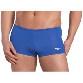 Speedo Men's Core Basic Xtra Life Lycra Lunar Solid Square Leg Fashion Swimsuit