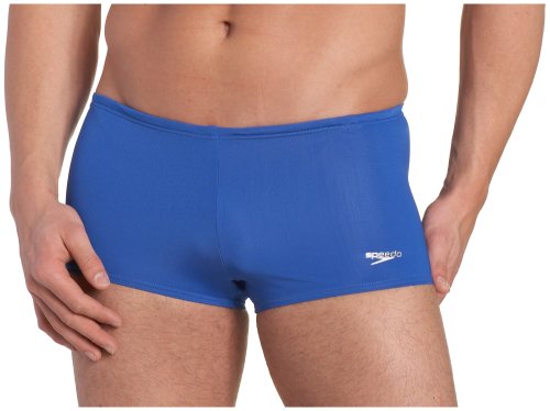 Speedo Men's Core Basic Xtra Life Lycra Lunar Solid Square Leg Fashion Swimsuit