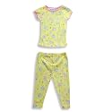 B.T. Kids - Infant Girls Short Sleeve Pajamas, Yellow