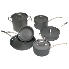 Calphalon Commercial Hard-Anodized 10-Piece Cookware Set