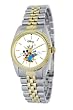 Disney Men's D104S775 Mickey Mouse and Friends Two-Tone Bracelet Watch