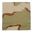 Tri-Color Desert Camouflage Jumbo Bandana 27 x 27