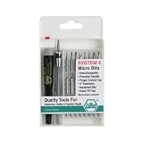 Wiha 75994 27-Piece System 4 Slotted Phillips Hex Metric and TORX Precision Interchangeable Bit Set in Compact Case