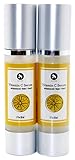 SHESSENTIALS Vitamin C Serum For Face with Hyaluronic Acid and Vitamin E + D - Reverse the Signs of Aging, Look and Feel 10 Years Younger! 1.7oz/50ml Airless Pump Bottle Loaded with Antioxidants and Skin-healing Ingredients to Get Rid of Wrinkles and Get Brighter More Radiant Skin - The ONLY Face Serum with a 100% Satisfaction Guarantee