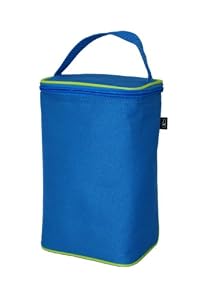 J.L. Childress Tall TwoCOOL 2 Bottle Cooler, Blue/Green
