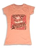 Jade - Girls Short Sleeved Tee, Shrimp, Brown, Red