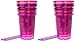 The First Years Take & Toss Spill-Proof Straw Cups - Pink Colors - 2 Sets