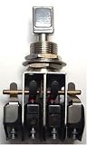 Micro Switch 13AT409-T2 4PDT On-Off-On High Reliability Toggle Switch