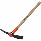 Truper 31609 2-1/2-Pound Pick Mattock, Wood Handle, 36-Inch
