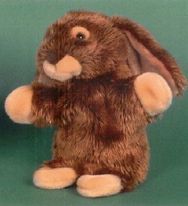 Childrens Toyshop  Toys : Rabbit-Bunny hand puppet
