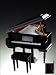 Gorgeous Glossy Black Piano Music Box Playing Fur Elise
