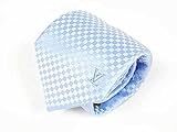 (ルイヴィトン)LOUIS VUITTON 100%シルクネクタイ[クラヴァット プティ ダミエ] ブルークレール M73806 並行輸入品
