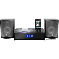 Pyle Home PICL82B iPhone/iPod FM Radio Micro Receiver with CD Player and Alarm Clock