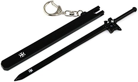 Hairai Sword Art Online Elucidator Weapons Keychain Sword Art Online Key Pendant