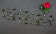Swarovski Crystal Necklace, 45" - Olivine (Audrey)