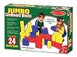 MELISSA & DOUG 24 PC BASIC CARDBOARD BLOCKS