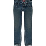 DICKIES GIRL Womens Skinny Jeans - Dark Vintage
