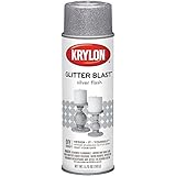 Krylon K03802 Glitter Blast, Silver Flash