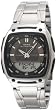 Casio Men's AW81D-1AV Silver Stainless-Steel Quartz Watch with Black Dial
