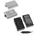 Lithium-Ion Battery + Battery Charger with Car Adapter for Canon Digital SLR EOS Rebel XS / EOS Rebel T1i / EOS Rebel XSi