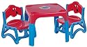 American Plastic Toy Clifford The Big Red Dog Table and Chairs Set