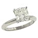 2.03cttw Cushion Cut Diamond Solitaire Ring Egl EF/SI2