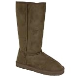 41D4tNUtbiL. SL160  Hailey Jeans Co. Microsuede Mid calf Boots
