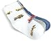 Country Kids Boys  Bulldozer Sock 3 Pack, White, Grey, Denim, 7-8