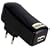 Artwizz PowerPlug Steckdose auf USB-Ladeger�t f�r iPods und USB aufladbare MP3-Player schwarz