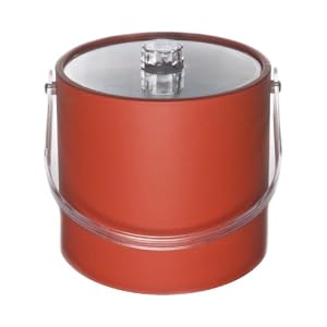 Mr. Ice Bucket 704-1 Regency 3-Quart Ice Bucket, Orange