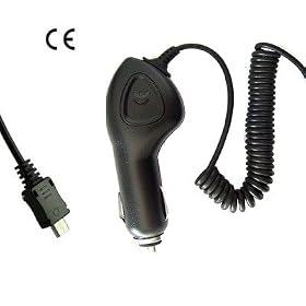 FUNNYGSM - Chargeur voiture pour Samsung S8530 Wave 2 - Norme CE 12/24V 1000mA (1A)
