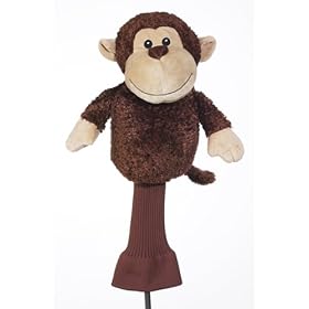  Mulligan The Monkey 460 cc Golf Head Cover Soft Cute