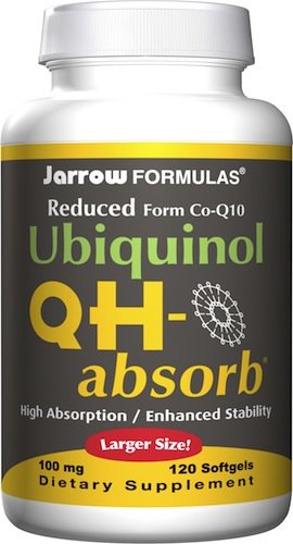 Jarrow Formulas Ubiquinol QH-Absorb, 100 mg, 120 Softgels