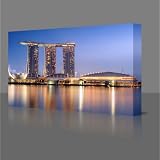 SINGAPORE CASINO HOTEL Stunning Gallery Framed Canvas Art Print Ready To Hang NEW