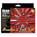 Beadsmith Deluxe Jewelry Pliers Ergonomic Tool Kit 9 Piece w/ Case