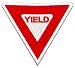 Yield Sign Embroidered Patch Iron-On Highway Road Biker Emblem