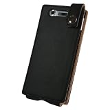 LOAS docomo MEDIAS N-04C専用PUレザーケース ブラック SMC-NL01BK
