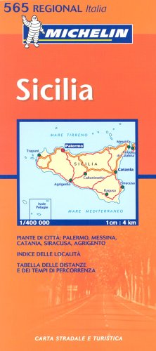 City Travel Guides Discounted   : Sicilia (Michelin Regional Maps)