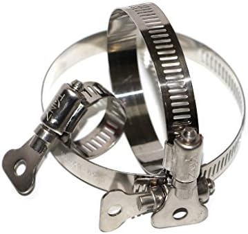 TAZE Worm Drive Hose Clamp with Thumb Screw,Worm Drive,9/16to1-1/16 Diameter Range,1/2 Band Width