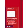 MOLESKINE �����X�L�� 2012�N �f�C���[�_�C�A���[ / �n�[�h�J�o�[�� / �|�P�b�g (�m����n)