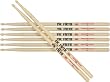 Vic Firth American Classic Hickory 5A Sticks, Buy 3 Get 1 Pair 55A Free