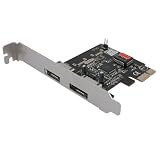 PCI Express to 2 External e-SATA II Ports Controller Card - SIL3132