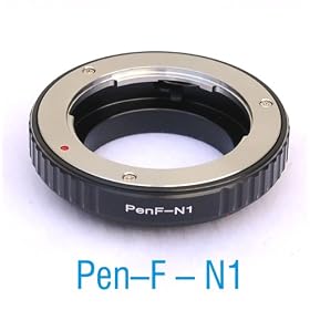 EzFoto Olympus Pen-F Classic lens to Nikon 1 Camera Adapter, for Nikon 1 J1 V1 camera