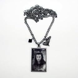 Twilight Image Charm Necklace Jacob