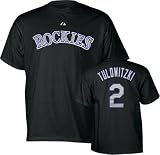 Troy Tulowitzki Colorado Rockies Name and Number T-Shirt (X-Large)